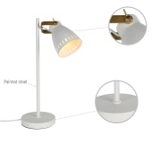 Настол,Св-к  SCANDINAVIAN 09 E27 Metal D120W150H430 WH(TEKLED)