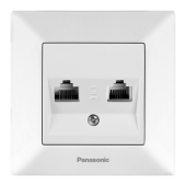 WNTC04082WH-EU1 ARKEDIA Комп-Телеф розетка Cat5E-RJ1 белая