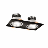 Свет-к LED Recessed Downlight 2X5W Cool White 4000K White