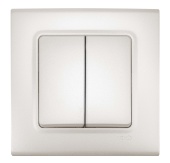 90403002 Lin Life SEDEF Выключатель 2-ой белый