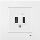 90961017 Розетки комнатные KARRE B-Z USB PRIZ 5V-2A KOMPLE