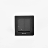 Выключатели комнатные/Karre Plus SİYAH KOM VAVİEN MEK+DÜĞ/KAP/WKT00112BL-EU1