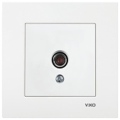 90960010 Розетки телевизионные KARRE BEYAZ TV SONLU PRIZ (VIKO)