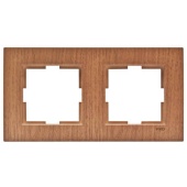 92191312 NOVELLA Рамка 2-ая ореховая