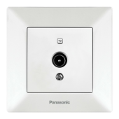 Телевизионные розетки / arkedia Slim BEYAZ TV SONLU / WNTC04512WH-EU1 / (315-36100)