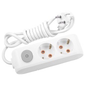 90118205 MULTI-LET Удлинитель 2X5M TOPRAKSIZ(б/з)(VIKO)