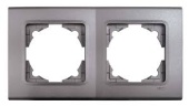 90485002-MD Linnera Life ANTRASİT İKİLİ CERC YATAY(рамка X 2)
