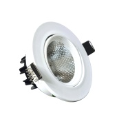 Спот LED COB 5W WHITE PC 6000K (HAIGER) 60шт