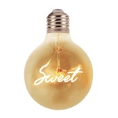 Лампа LED G125 4W SWEET AMBER E27 3000K (TL)100шт
