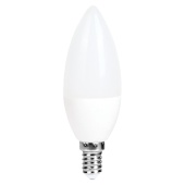 Лампа LED C37 6W NEW 520LM E27 3000K 175-265V (ECO L) 100ш