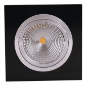 Свет-к LED OC004A 1x10W 5000K BLACK 100-265V (TEKLED)