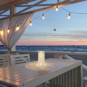 Nastol. Sv-k LED Acrylic D90H215 TRANSPARENT(TEKLED)