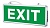 Св-к EXIT-одност+наклейка LT43360 0.3W 20LM(TEKL)20шт