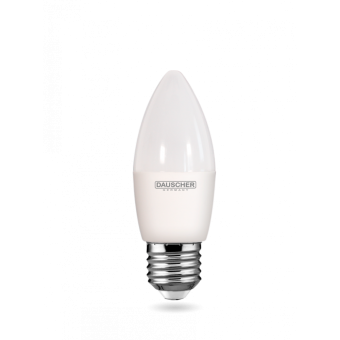 Лампа светоизлучающая диодная (LED) C35 8W E27 4200K  90lm/w