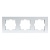 92190603Рамки для выключателей и розеток NOVELLA GUMUS UCLU CERCEVE