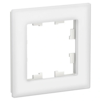 SE AtlasDesign Nature Стекло белый Рамка 1-ая