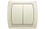 90562002 CARMEN Выключатель 2-ой бежевый