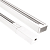 Шинопровод  WHITE TRACK STANDART 4m(2 LINE) (TS)