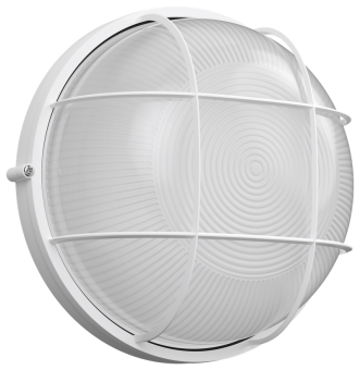 Светильник НПП 1102-100 белый/круг с реш.