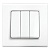 Выключатели комнатные Linnera S BEYAZ 3LU  ANAHTAR /91400068/(364-36110)