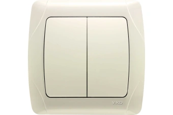 90562002 CARMEN Выключатель 2-ой бежевый