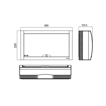 Распределительные щиты  S/U SIGORTA KUTUSU X18 (VIKO)