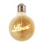 Lampa LED G125 4W LOVE AMBER E27 3000K (TL)50sh